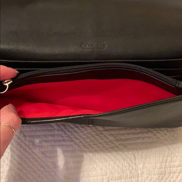 COACH Bonnie Clutch, Black - Picture 6 of 8